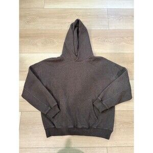 Abercrombie & Fitch Soft A&F Essentials Hoodie Oversized XS Brown Pullover Sweat